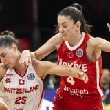 Nancy Fora et les Suissesses n'ont pas démérité face à la Turquie KEYSTONE/ALESSANDRO DELLA VALLE